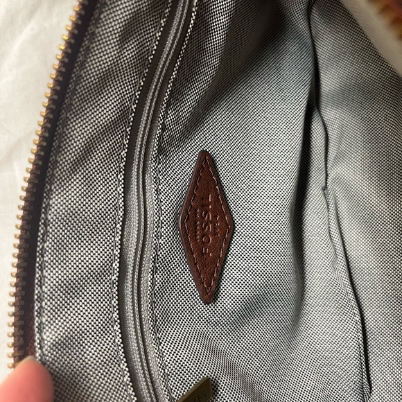 Fossil Baguette Bag, Brown, cross body and shoulder bag. - Picture 6 of 6